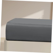 Fitted Sheet Only Premium Hotel-Quality Fitted Sheet for Twin XL Dark Grey