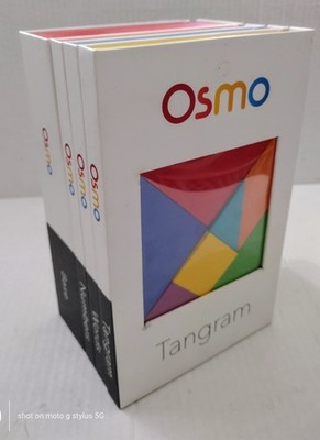 Osmo Genius Kit for iPad Kid Learning Program - Base - Numbers - Words - Tangram