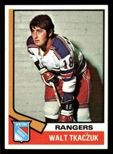 1974-75 Topps Walt Tkaczuk #119 - New York Rangers - NM+