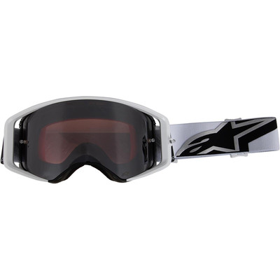 Alpinestars Crossbrille Supertech Corp - Absolute Vision - White, Mirror Silver