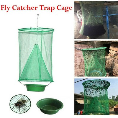 2x Ranch Fliegenfalle Pest Catcher Killer Cage für Outdoor Camping Effektiv