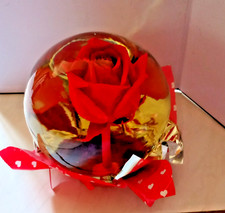 Forever Rose in a glass Water Globe Real Red ...