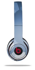 Skin Wrap for Beats Solo Wireless 2 3 4 Bokeh Hex Blue SKIN ONLY