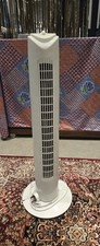 Standing Tower Fan 3 Speed Rotating White