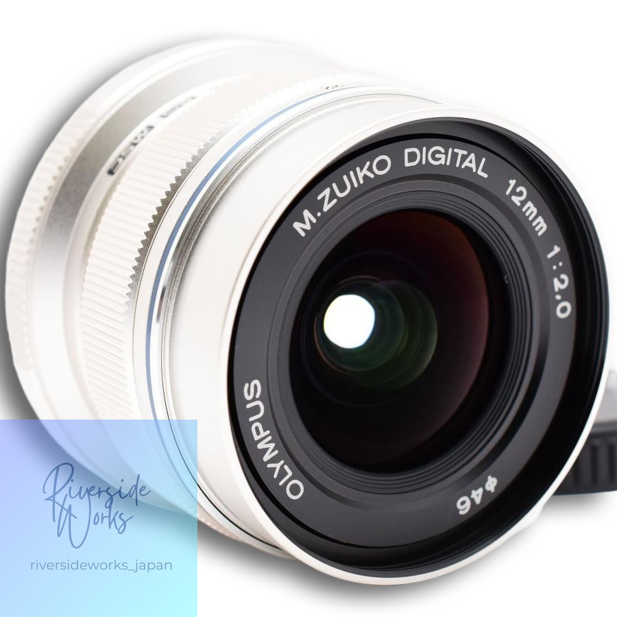Olympus M.Zuiko Digital ED 12mm F2.0 Lens Silver Used with