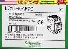 New Schneider LC1D40AF7C AC Contactor 40A 110...