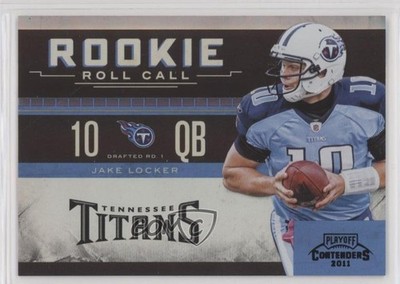 2011 Playoff Contenders Rookie Roll Call Black /50 Jake Locker #7 RC 1s4q