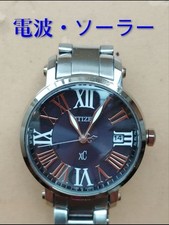 BM25 Citizen xC Radio Wave Solar Watch Date Anti Magnetic From Japan