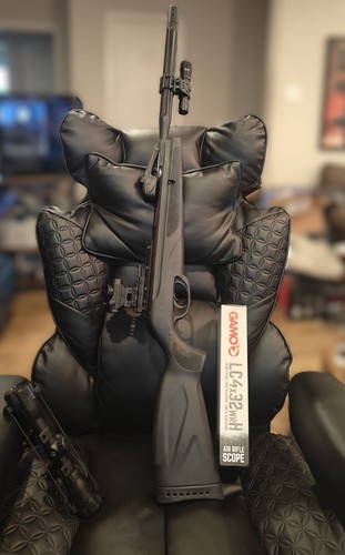 Gamo Swarm Whisper 10x Gen2 .22 Caliber 10 Shot Break Barrel Air Rifle W/Extras+