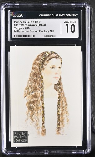 Princess Leia's Hair #39 Star Wars 1993 Topps Galaxy card