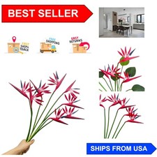 Vibrant 21-1/2" Faux Bird of Paradise Flowers - 8 Pack for Weddings  Home Decor