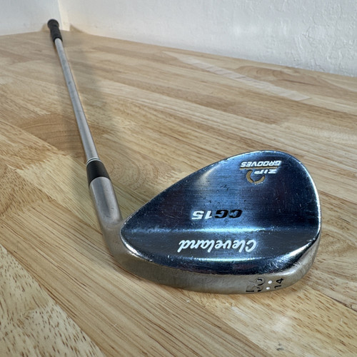 Cleveland CG 15 Zip Grooves 52° Gap Wedge 14 Steel Shaft Wedge Flex 35.5" RH - Picture 6 of 10