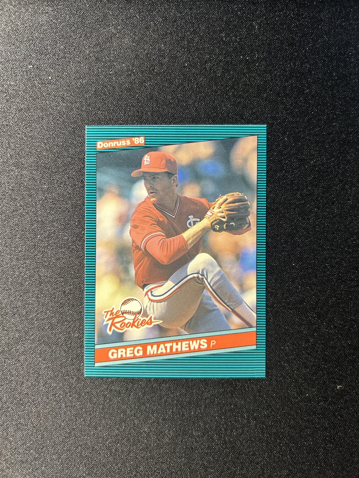 1986 Donruss The Rookies - Greg Mathews #26 (RC)