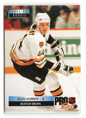 1992-93 Pro Set Glen Murray #222 Boston Bruins