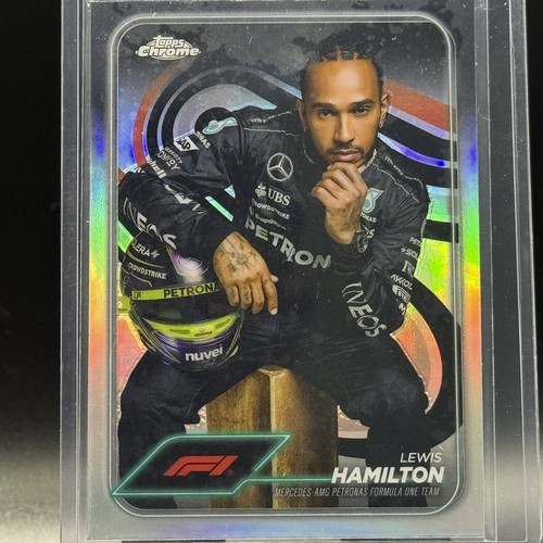 2024 Topps Chrome F1 Lewis Hamilton Refractor Mercedes AMG Formula 1 #6