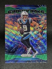 2024 Panini Prizm: Fireworks Green Wave Prizm — Bryce Young #14 Panthers
