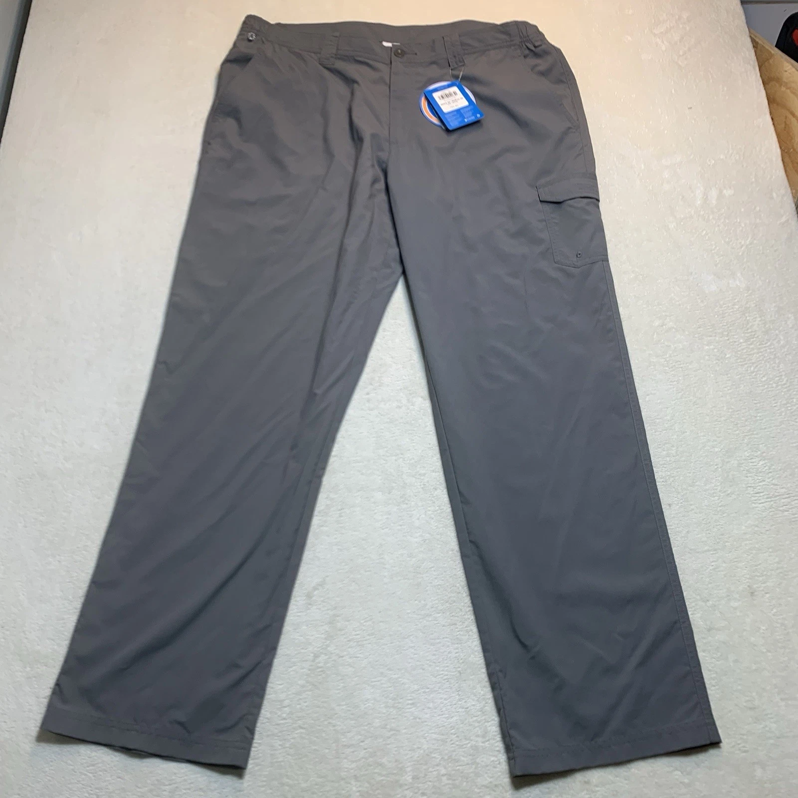Columbia Blood and Guts Pants II Men's 40x32 Gray Fishing Hiking NWT Flaw