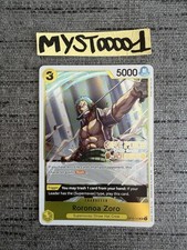 One Piece Roronoa Zoro OP10-113 Promo Stamped JUDGE English Card
