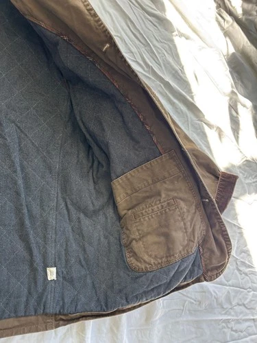 J.Crew "Broken-In" Barn Jacket, Mens Size Medium, Duck Cloth, Brown image 5