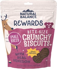 Limited Ingredient Rewards Crunchy Biscuits, Bite-Size Grain-Free Dog Treats for
