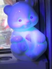 Fenton Bear,Milk glass blue eye's Scarce Hard To Find