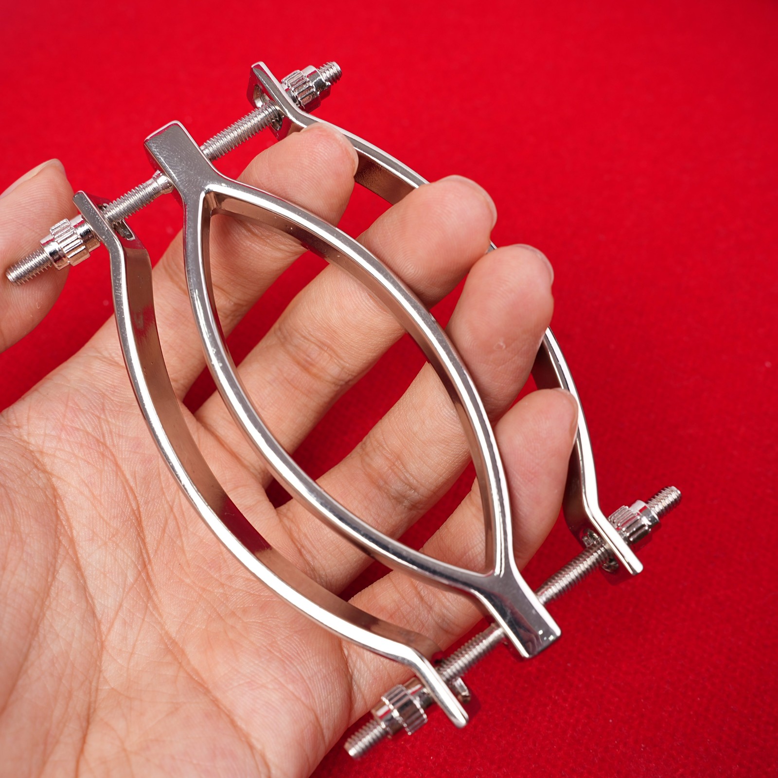 Metal Labia Clamp Clip Labia Clitoris Pussy Nipple Clamps Enhancer for Women US