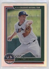 2022 Panini USA Baseball Stars & Stripes Team Logo Gold 5/25 Samuel Highfill 1k5