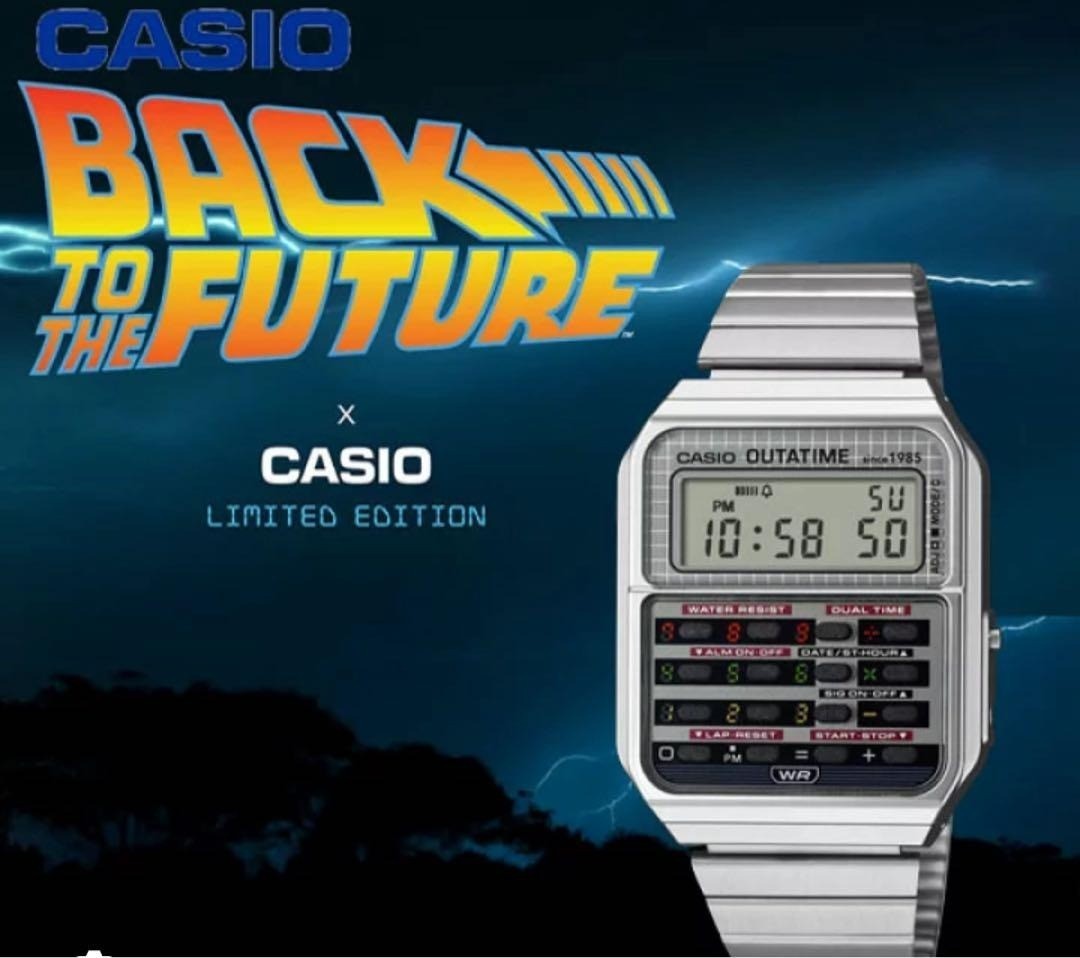 CASIO CLASSIC Back To The Future Collaboration model Watch CA