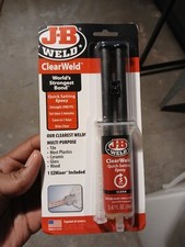 JB Weld 50114 ClearWeld Quick Setting Epoxy, Clear 0.47 oz.
