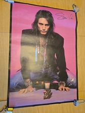 1988 STEVE VAI VINTAGE POSTER DIAMOND DAVE ENTERPRISES NICE MAN MERCHANDISING