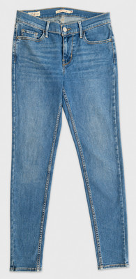 Levi s Premium 710 Super Skinny Damen Jeans W28 L30 Blau Stretch