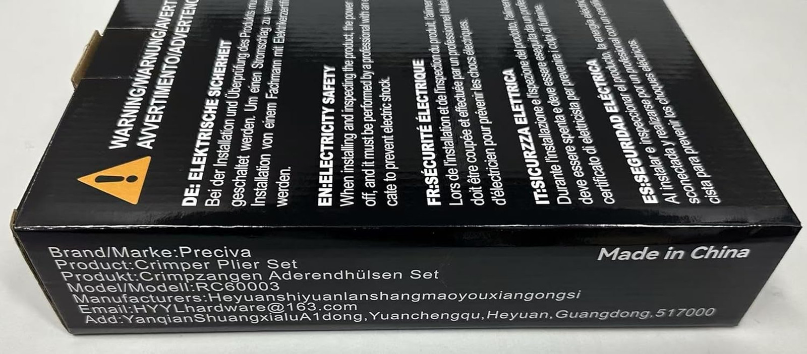 Preciva Crimping Tool for Insulated Terminals Wire Connectors, AWG20-10 Ratchet 