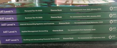 AT Level 4 BPP full set AQ2022 COURSEBOOKS FULL SET