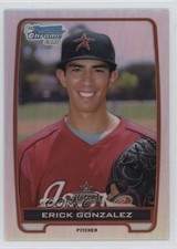 2012 Bowman Draft Chrome Draft Picks Refractor Erick Gonzalez #BDPP99 0ty6