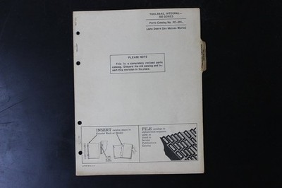 John Deere TOOLBARS INTEGRAL 500 Series Parts Catalog PC-391- Manual OEM