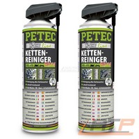 Petec 2X 500Ml KETTEN-REINIGER Bike Line Fahrrad Motorrad E-BIKE Kettenantrieb