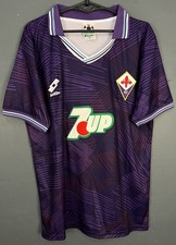 RETRO REPLICA MEN'S FC FIORENTINA 1992/1993 SOCCER FOOTBALL SHIRT JERSEY SIZE M