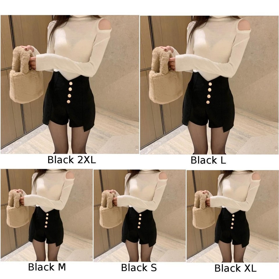 Ultrashort Denim Shorts Pour Femme,Mode Taille Elastique Cordon De