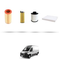 Hoffcar Set Service - 4 Filter FüR Peugeot Boxer III 2.2 HDI 88Kw Von 2006