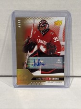 Ann-Renee Desbiens Auto 2022 Team Canada Juniors Montreal Victoire PWHL