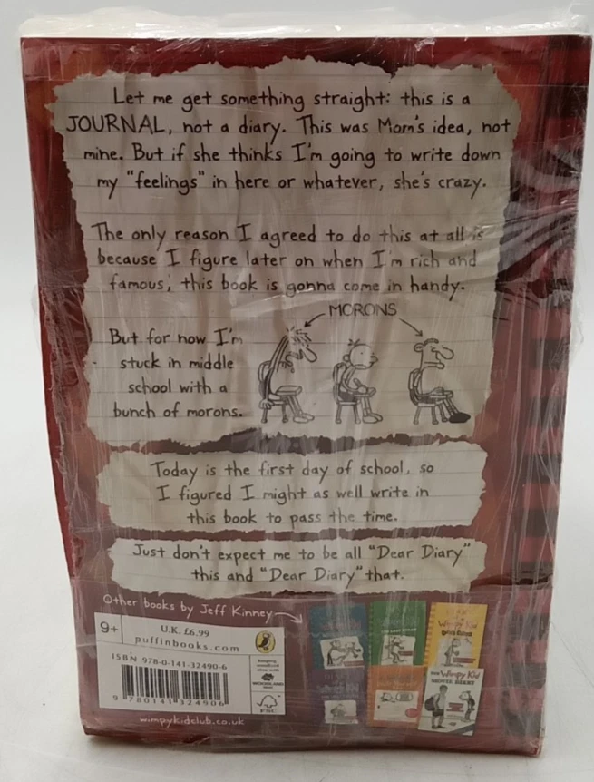Diary of a Wimpy Kid's Collection 12 Books by Jeff Kinney Ages 7-12 Paperback - Image 2 of 4