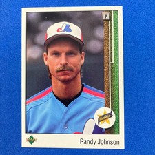 Randy Johnson 1989 Upper Deck Rookie Card #25 MLB Montreal Expos. rookie card picture