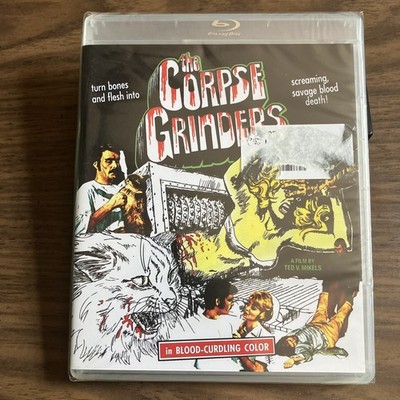 THE CORPSE GRINDERS Blu-ray Vinegar Syndrome Factory Sealed Horror Cult Rare