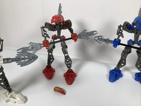 Lego Bionicle Rahkshi Lot of 5 Complete Sets +4 Kraatas -No Manual /No Canister-