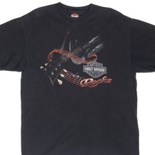 VINTAGE HARLEY DAVIDSON ROCKS ROGERS ARKANSAS 2007 TEE SHIRT LARGE MADE IN USA