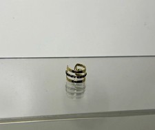 Goldfarbener Ear Cuff Huggie-Ohrring rund aus...