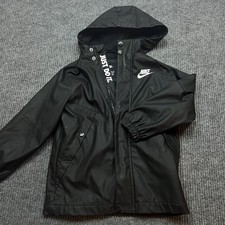Nike Sportswear Windrunner Rain Jacket Coat Full Zip Hooded Boys Size Medium 5 6