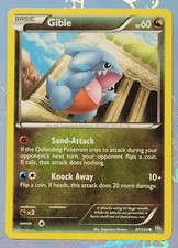 Gible 87/124 Dragons Exalted Pokemon Card VLP