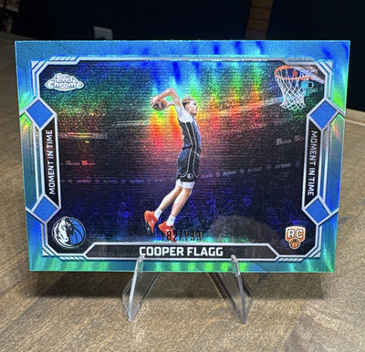 Topps Topps Chrome 2026 Cooper Flagg Rookie Moment in Time MT-16 Mavericks /199