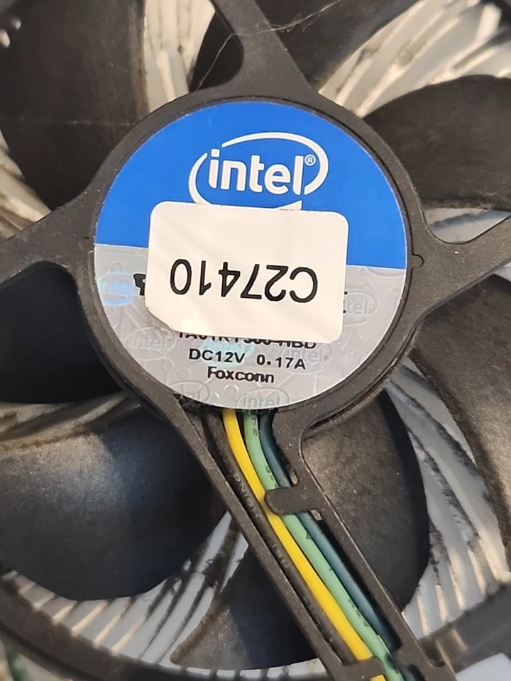 Intel CPU Cooling Fan 12V DC 0.17A - Free Shipping - Image 2 of 3